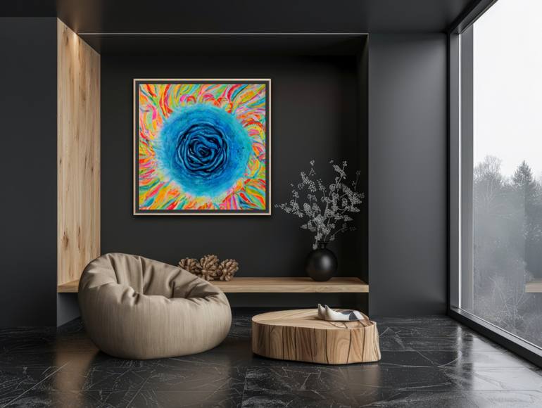 Original Abstract Expressionism Abstract Painting by Diana Scherpenisse