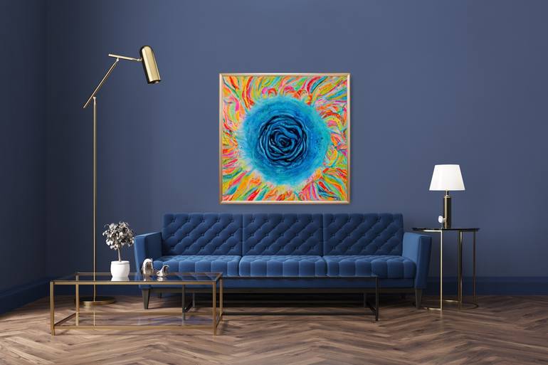 Original Abstract Love Painting by Diana Scherpenisse