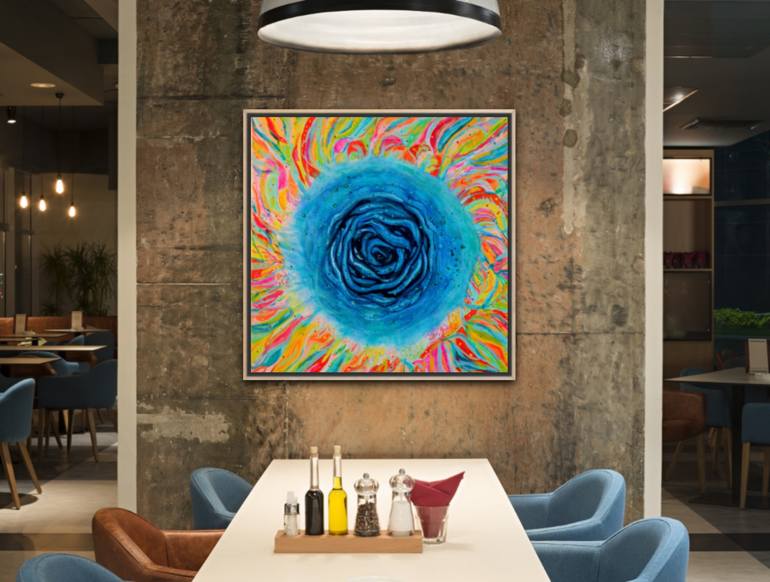 Original Abstract Expressionism Abstract Painting by Diana Scherpenisse