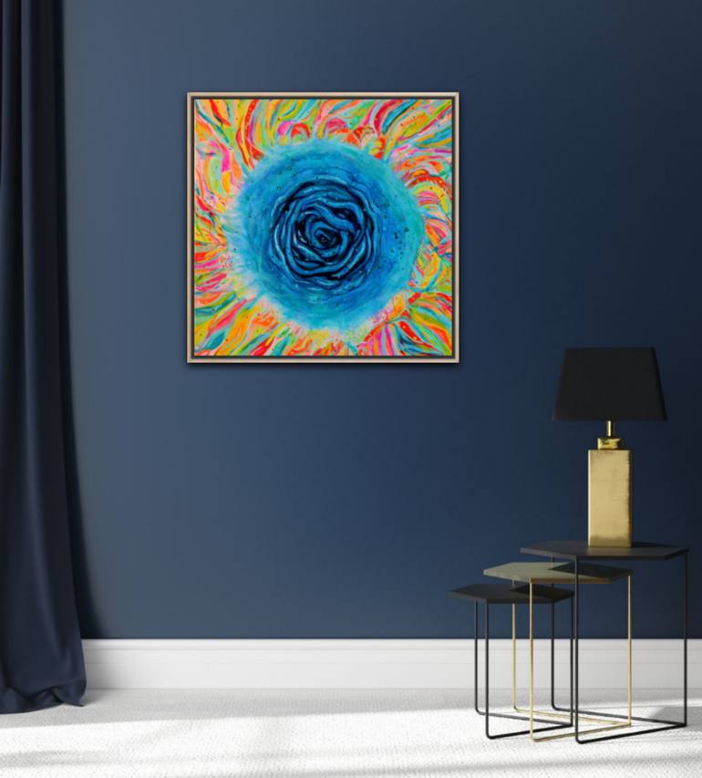 Original Abstract Expressionism Abstract Painting by Diana Scherpenisse