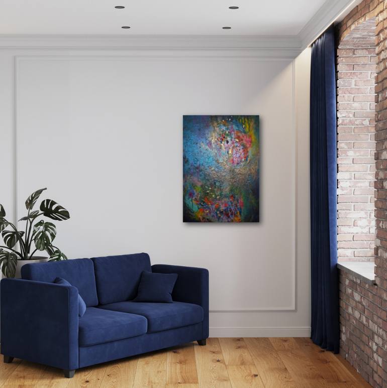 Original Abstract Light Painting by Diana Scherpenisse
