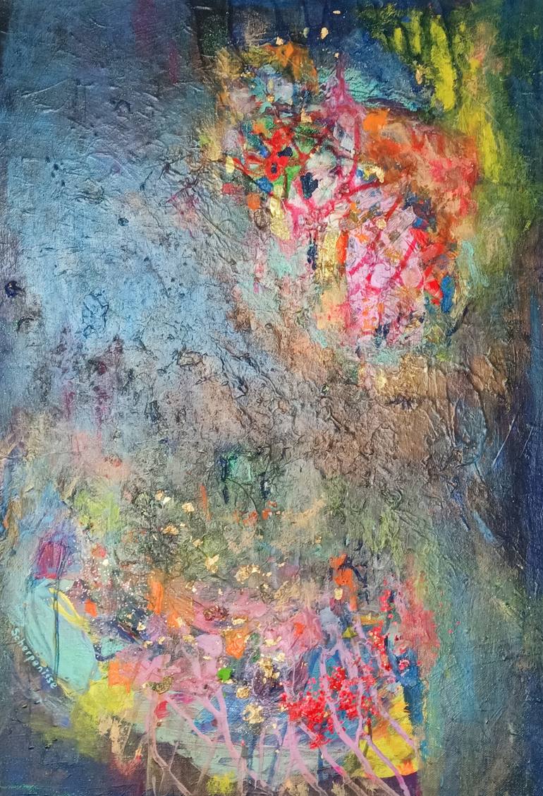 Original Abstract Light Painting by Diana Scherpenisse