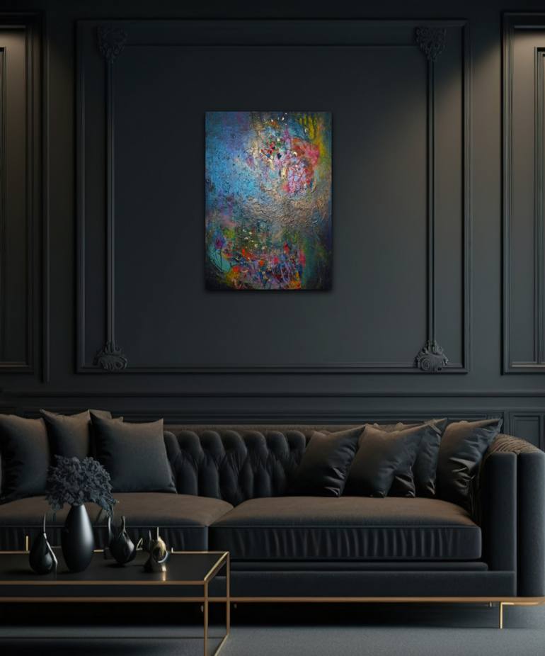 Original Abstract Light Painting by Diana Scherpenisse