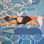 The swimmer by Gil Haller