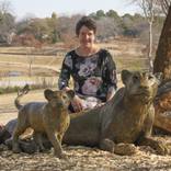 Lioness and Cub by Heidi Hadaway