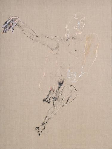 Original Expressionism Nude Drawings by Arghaël -