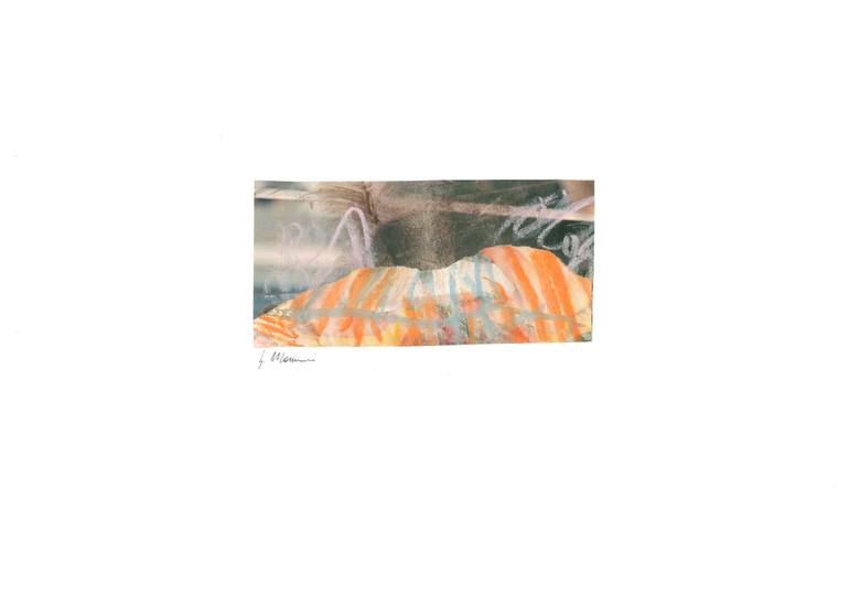 Original Abstract Landscape Drawing by Gianfranco Mammi