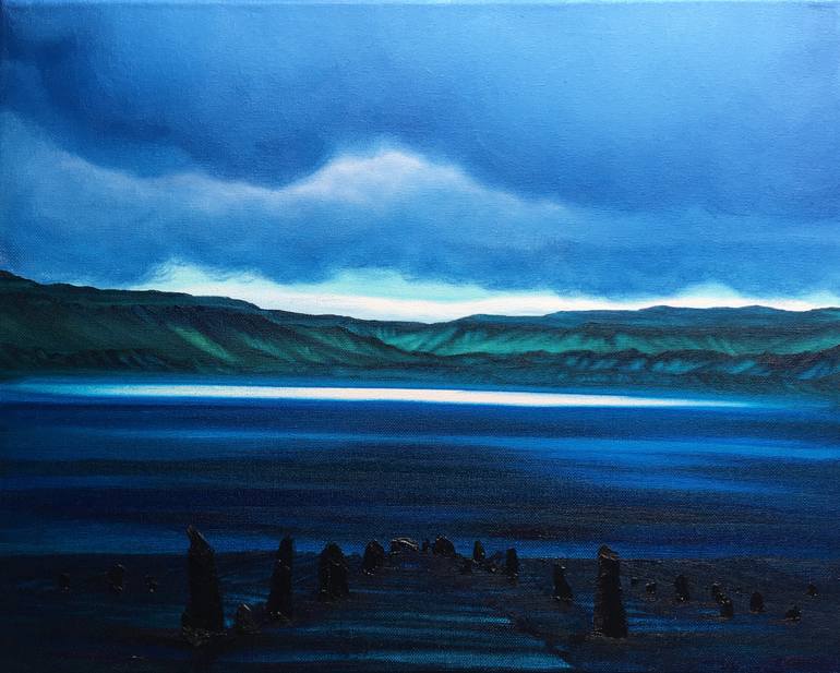 Original Landscape Painting by Zuzana Studena | Figurative Art on Canvas | Magic of the Burren