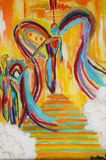 Print of Abstract Expressionism Religion Paintings by Gary Haddan