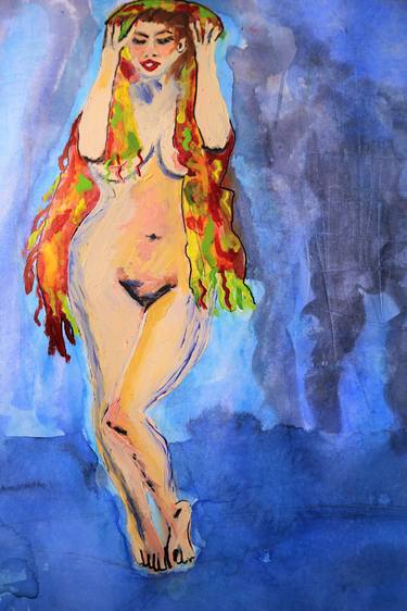 Print of Conceptual Nude Paintings by Gary Haddan