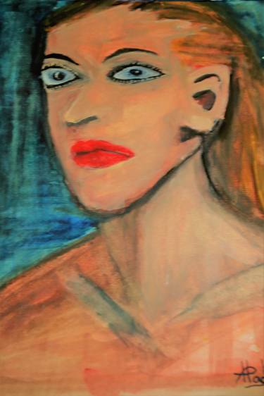 Print of Fine Art Women Paintings by Gary Haddan