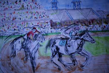 Original Expressionism Horse Paintings by Gary Haddan