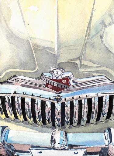 Original Realism Automobile Paintings by Robert LaRose