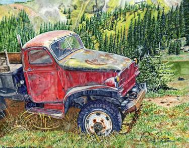 Original Automobile Paintings by Robert LaRose