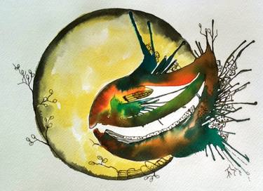 Original Expressionism Fish Paintings by Anamika Singh