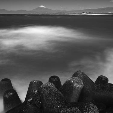 Tetrapods and Mount Fuji, Morito Beach - Limited Edition of 5 thumb