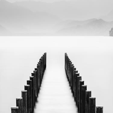 Boat pier in the fog, Nikko - Limited Edition of 5 thumb
