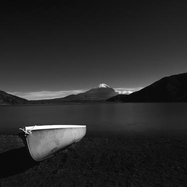 Boat and Mount Fuji, Lake Motosu - Limited Edition of 5 thumb