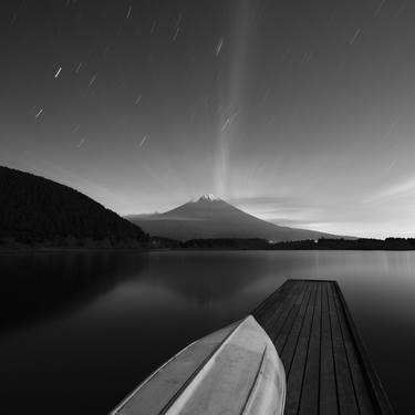 Mount Fuji at night, Lake Tanuki - Limited Edition of 5 thumb