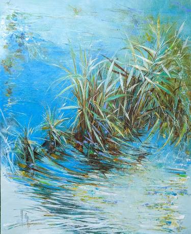 Original Contemporary Water Paintings by Nadine Pillon