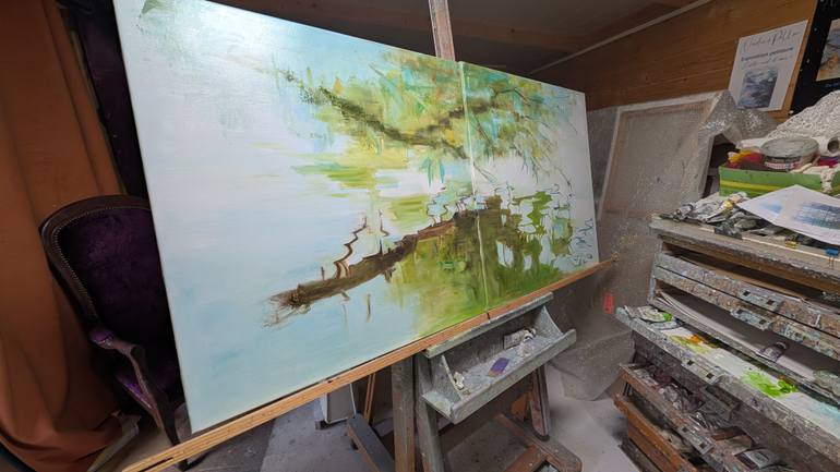 Original Contemporary Nature Painting by Nadine Pillon