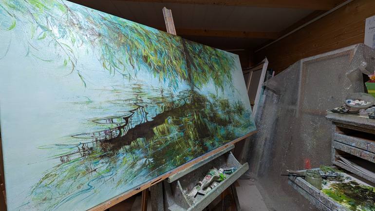 Original Contemporary Nature Painting by Nadine Pillon