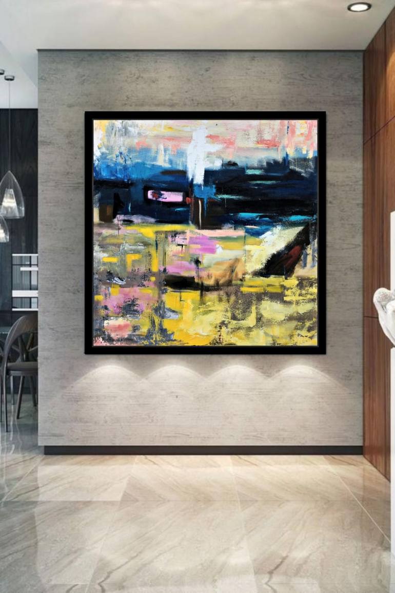 Original Abstract Expressionism Abstract Painting by Kirti Sharma