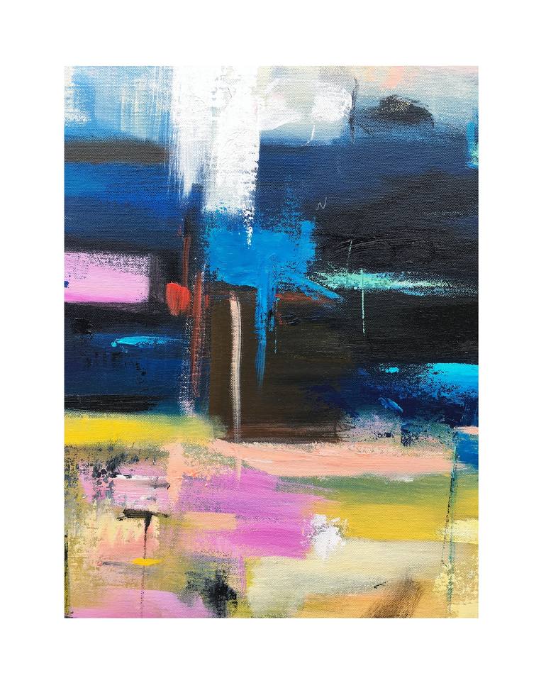 Original Abstract Expressionism Abstract Painting by Kirti Sharma