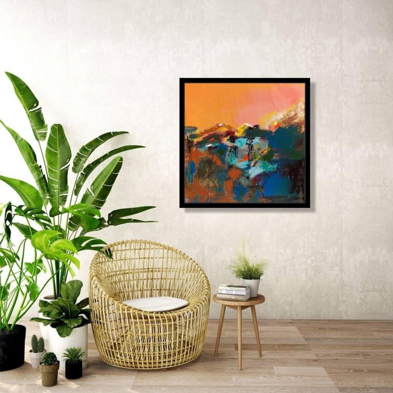 Original Abstract Expressionism Abstract Painting by Kirti Sharma