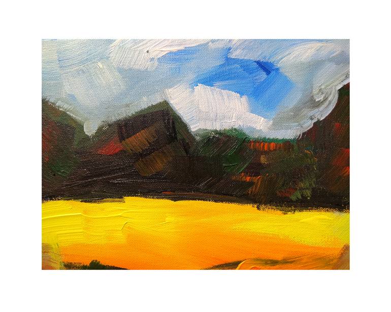 Original Abstract Expressionism Abstract Painting by Kirti Sharma