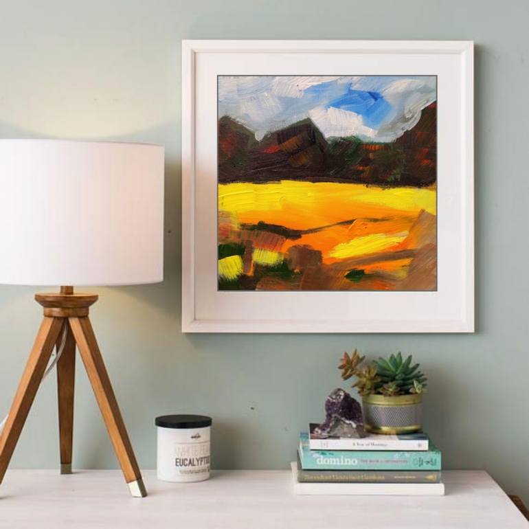 Original Abstract Expressionism Abstract Painting by Kirti Sharma