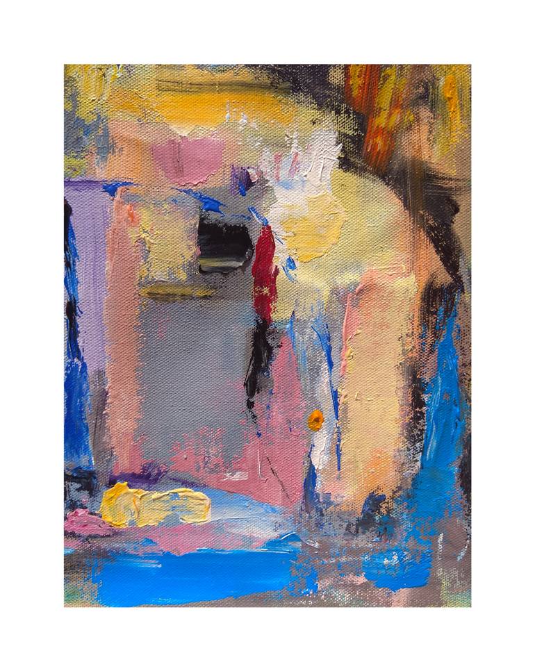 Original Abstract Expressionism Abstract Painting by Kirti Sharma
