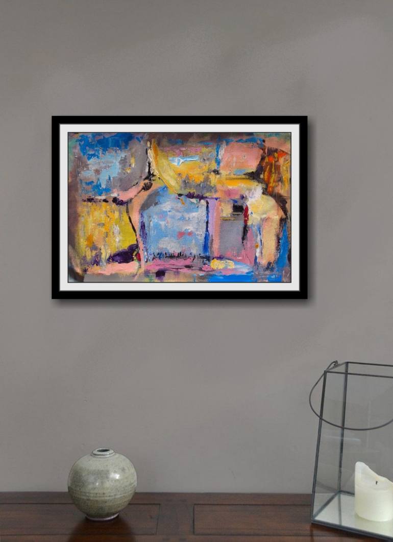 Original Abstract Expressionism Abstract Painting by Kirti Sharma