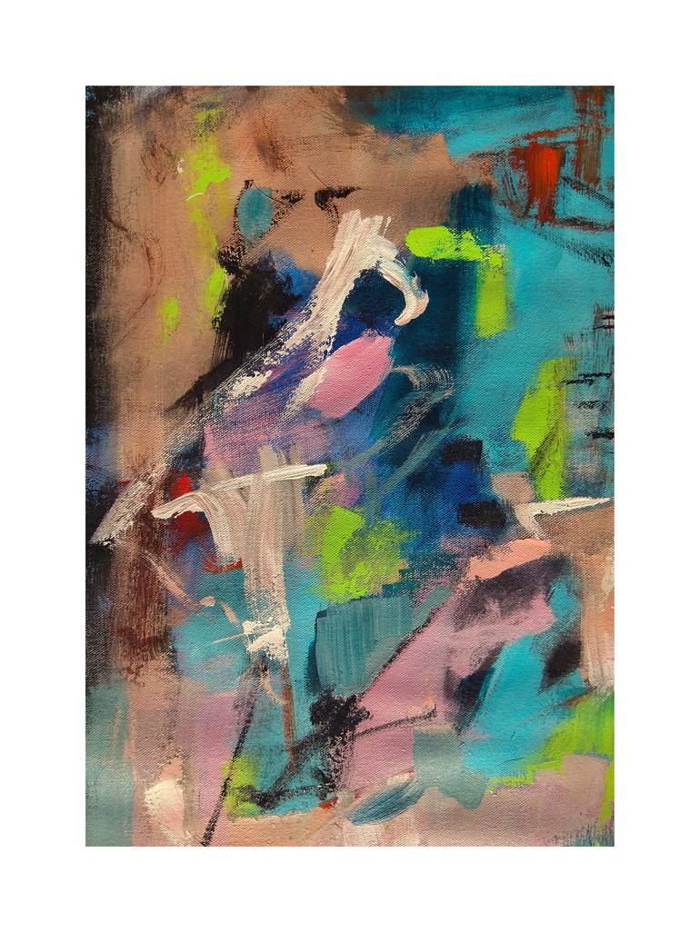Original Abstract Expressionism Abstract Painting by Kirti Sharma