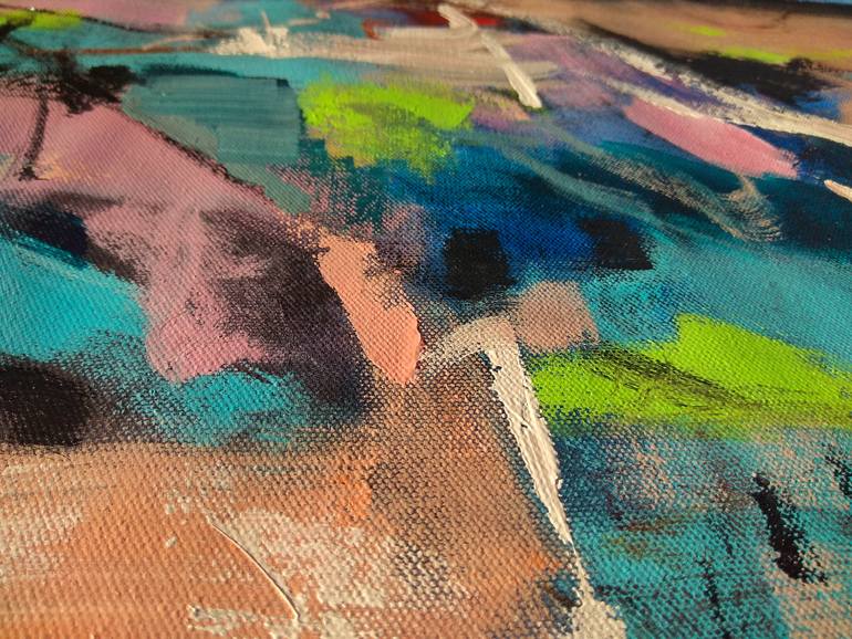 Original Abstract Expressionism Abstract Painting by Kirti Sharma