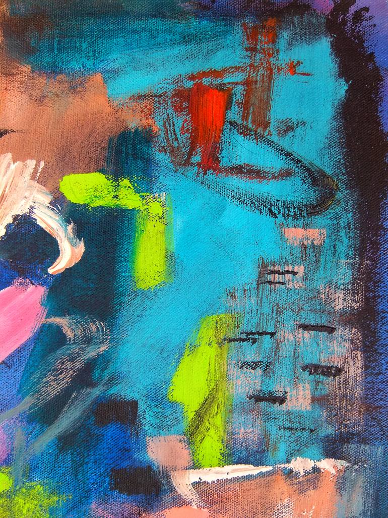Original Abstract Expressionism Abstract Painting by Kirti Sharma