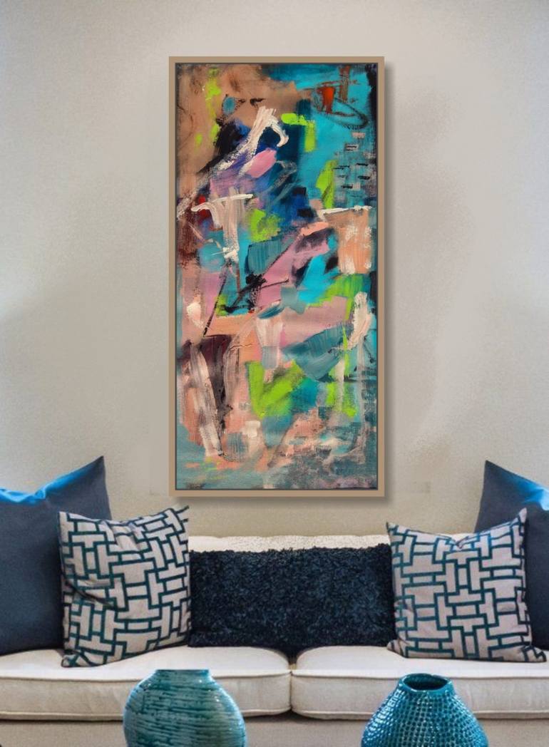 Original Abstract Expressionism Abstract Painting by Kirti Sharma