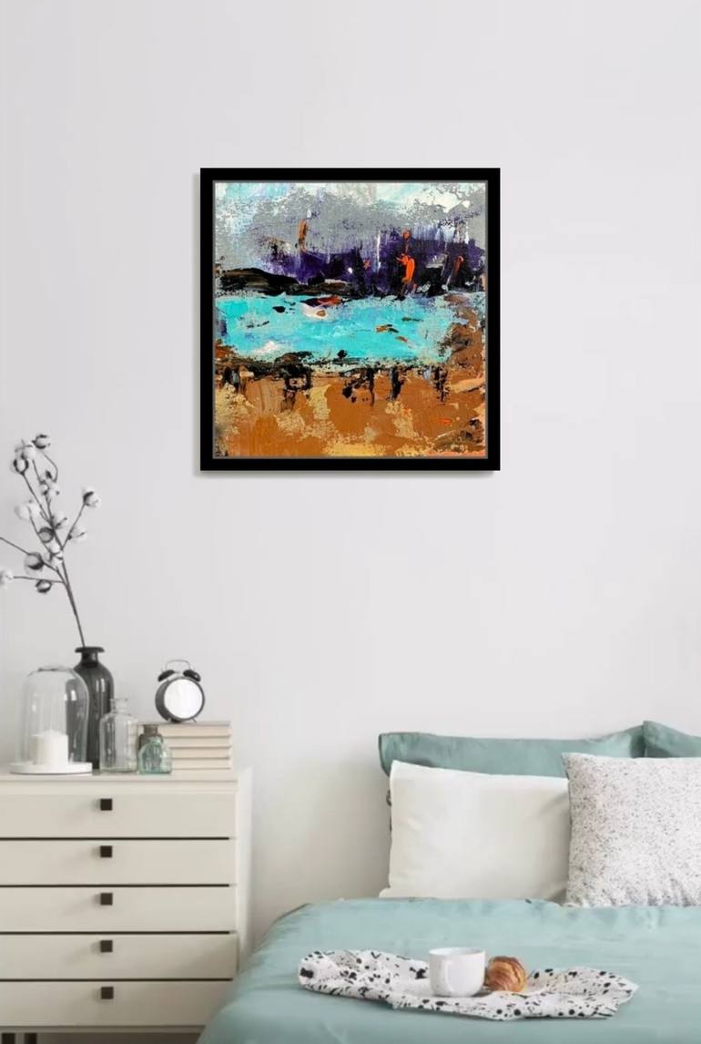 Original Abstract Landscape Painting by Kirti Sharma
