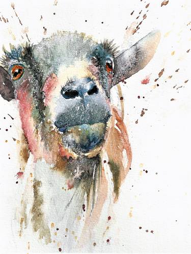 Original Expressionism Animal Paintings by Lou Stafford