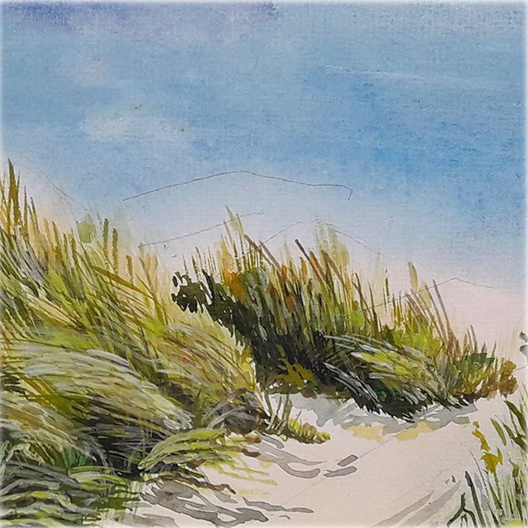 Original Figurative Landscape Painting by Eduard Galumov
