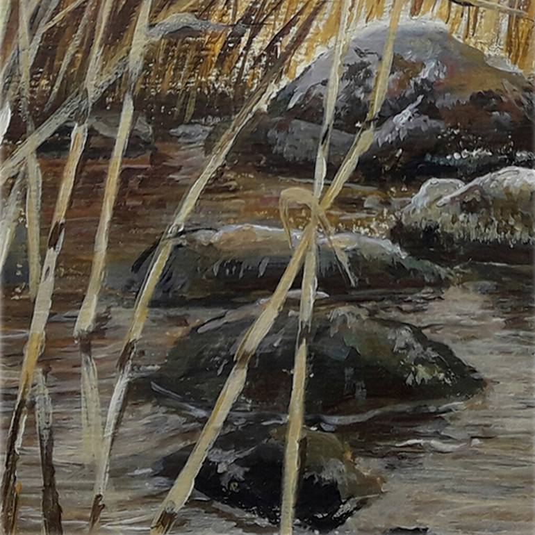 Original Figurative Landscape Painting by Eduard Galumov
