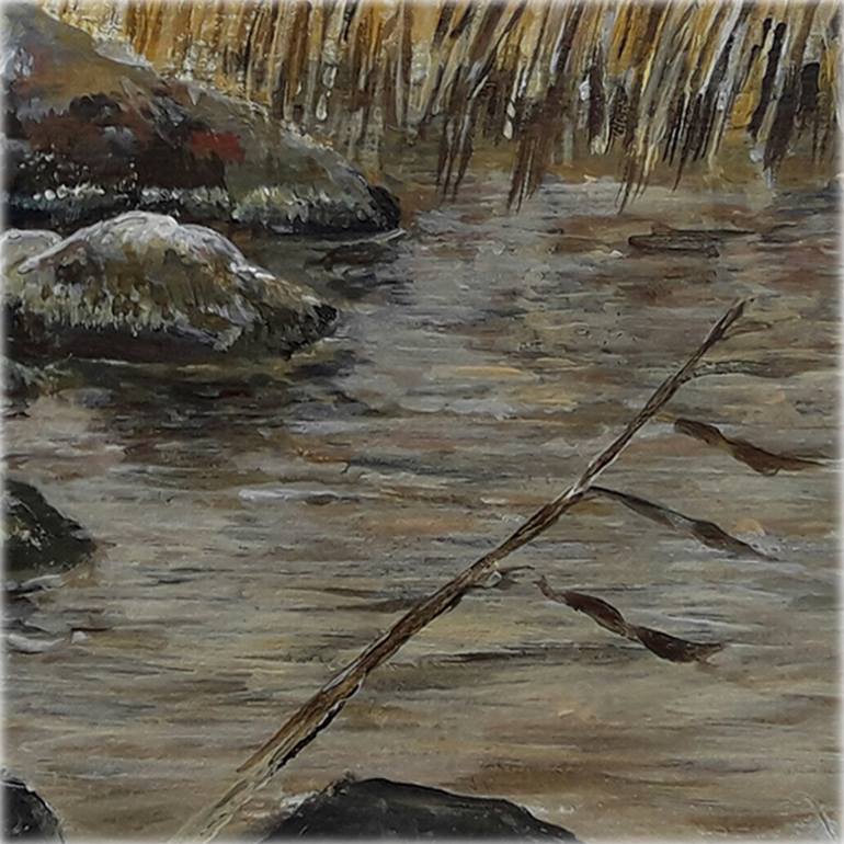 Original Figurative Landscape Painting by Eduard Galumov