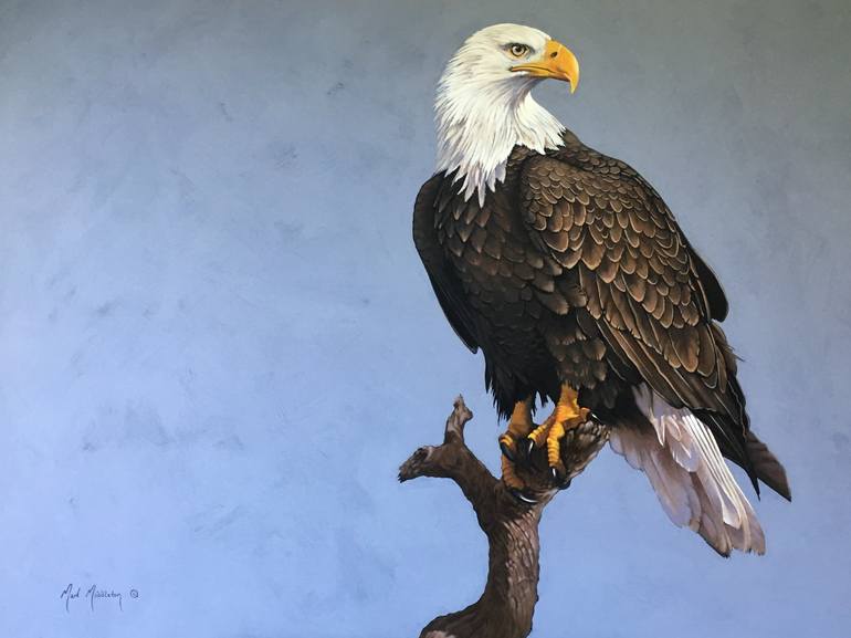 Bald Eagle Painting by Mark Saatchi Art