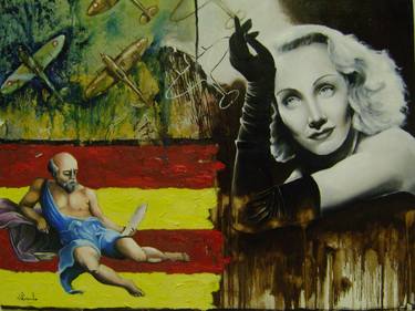 Original Pop Art People Paintings by Devis Ponzellini