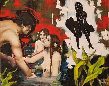 Print of Figurative Classical mythology Paintings by Devis Ponzellini
