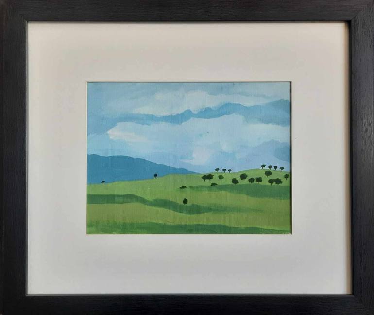 Original Contemporary Landscape Painting by Mikheil Gogava