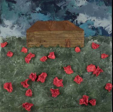 Original Conceptual Landscape Mixed Media by Gerard Lakke