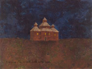 Original Contemporary Landscape Mixed Media by Gerard Lakke