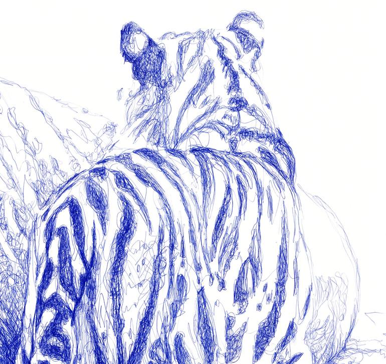 Original Figurative Animal Drawing by Amaury d'Andigné