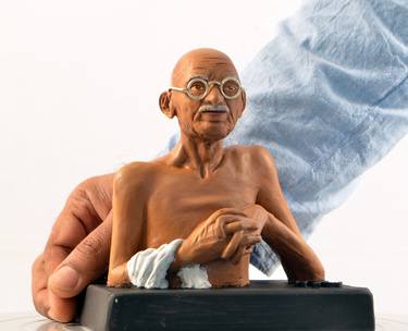 Original Realism Portrait Sculpture by Neeraj Pal